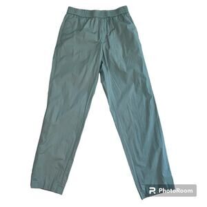BOSS Hugo Boss Cotton/Spandex Athleisure Pants, Size 30R Dusty Teal